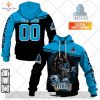 Personalized NRL Manly Warringah Sea Eagles Metal Skull Hoodie Sweatshirt 3D