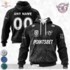 Personalized NRL Manly Warringah Sea Eagles Skull Death Art Hoodie Sweatshirt 3D