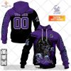 Personalized NRL Melbourne Storm Monochrome Design Hoodie Sweatshirt 3D