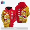 Hot Pooh and Friends Design Hoodie Sweatshirt 3D