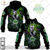 Netball AU Sunshine Coast Lightning Tattoo Girl Design Hoodie Sweatshirt 3D