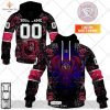 Personalized ASM Clermont Auvergne Rugby Rose Dragons Design Hoodie Sweatshirt 3D