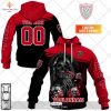 Personalized Stade Toulousain Rugby Skull Death Design Hoodie Sweatshirt 3D
