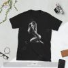 Hot Girl Sexy Brunette Nude Female Model in Shadows Graphic T-Shirt