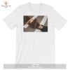 Hot Girl Sexy Female Model Implied Topless with Pineapples Lovers T-Shirt