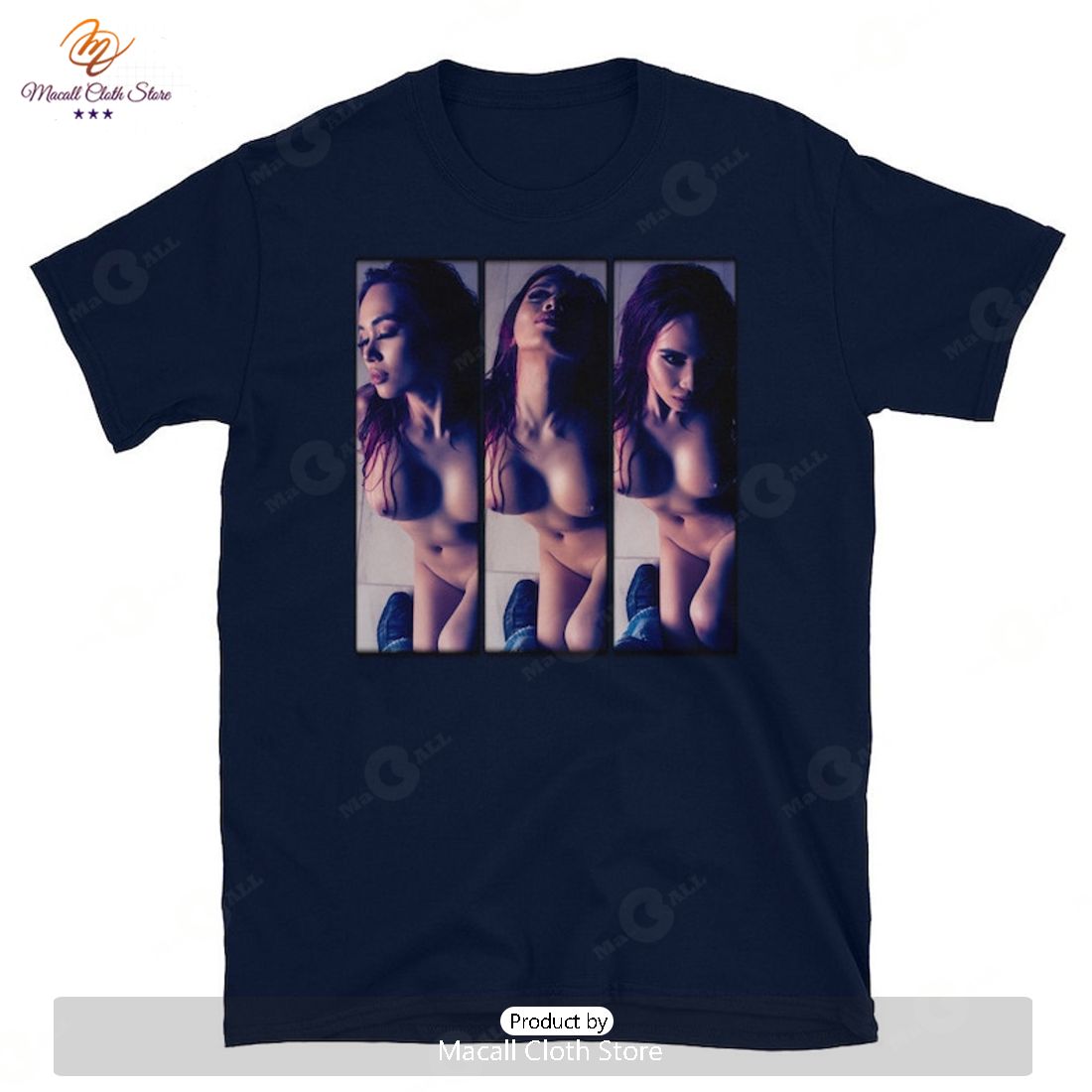 Nude Girl On It Sexy Nude Topless Female Asian Model T-Shirt Nude Girl On It Sexy Nude Topless Female Asian Model T-Shirt