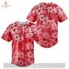 NHL Edmonton Oilers Special Hawaiian Design Baseball Jersey