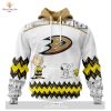 Personalized NHL Anaheim Ducks Special Peanuts Design Hoodie Sweatshirt 3D