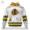 Personalized NHL Chicago Blackhawks Special Peanuts Design Hoodie Sweatshirt 3D