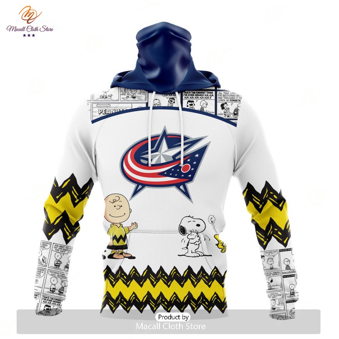 Personalized NHL Columbus Blue Jackets Special Peanuts New Design Hoodie Sweatshirt 3D Personalized NHL Columbus Blue Jackets Special Peanuts New Design Hoodie Sweatshirt 3D