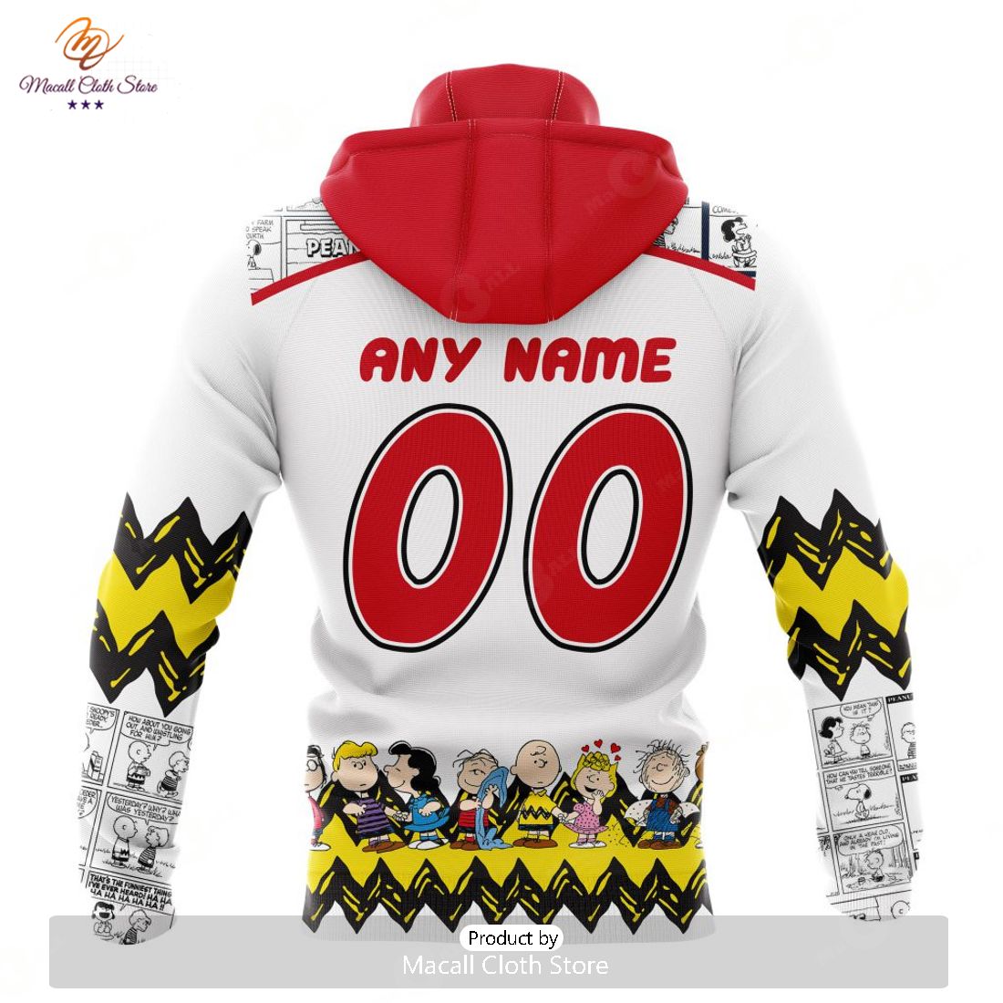 Personalized NHL Detroit Red Wings Special Peanuts New Design Hoodie Sweatshirt 3D Personalized NHL Detroit Red Wings Special Peanuts New Design Hoodie Sweatshirt 3D
