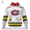 Personalized NHL Montreal Canadiens Special Peanuts Design Hoodie Sweatshirt 3D