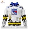 Personalized NHL New York Rangers Special Peanuts Design Hoodie Sweatshirt 3D