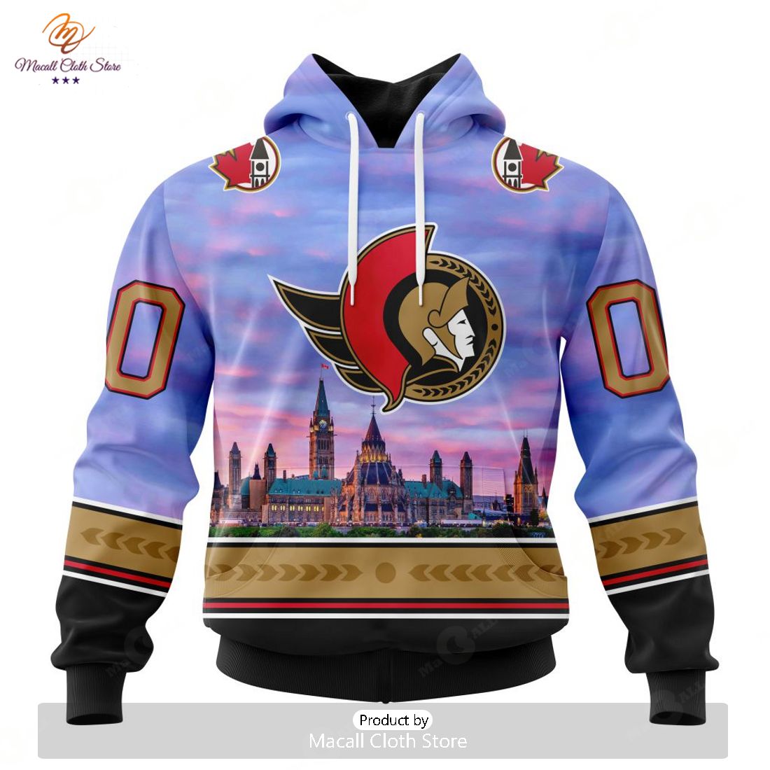 Personalized NHL Ottawa Senators Special Design With Parliament Hill Hoodie Sweatshirt 3D Personalized NHL Ottawa Senators Special Design With Parliament Hill Hoodie Sweatshirt 3D