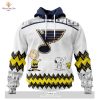 Personalized NHL St. Louis Blues Special Peanuts Design Hoodie Sweatshirt 3D