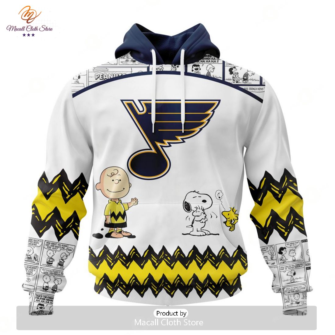 Personalized NHL St. Louis Blues Special Peanuts New Design Hoodie Sweatshirt 3D Personalized NHL St. Louis Blues Special Peanuts New Design Hoodie Sweatshirt 3D