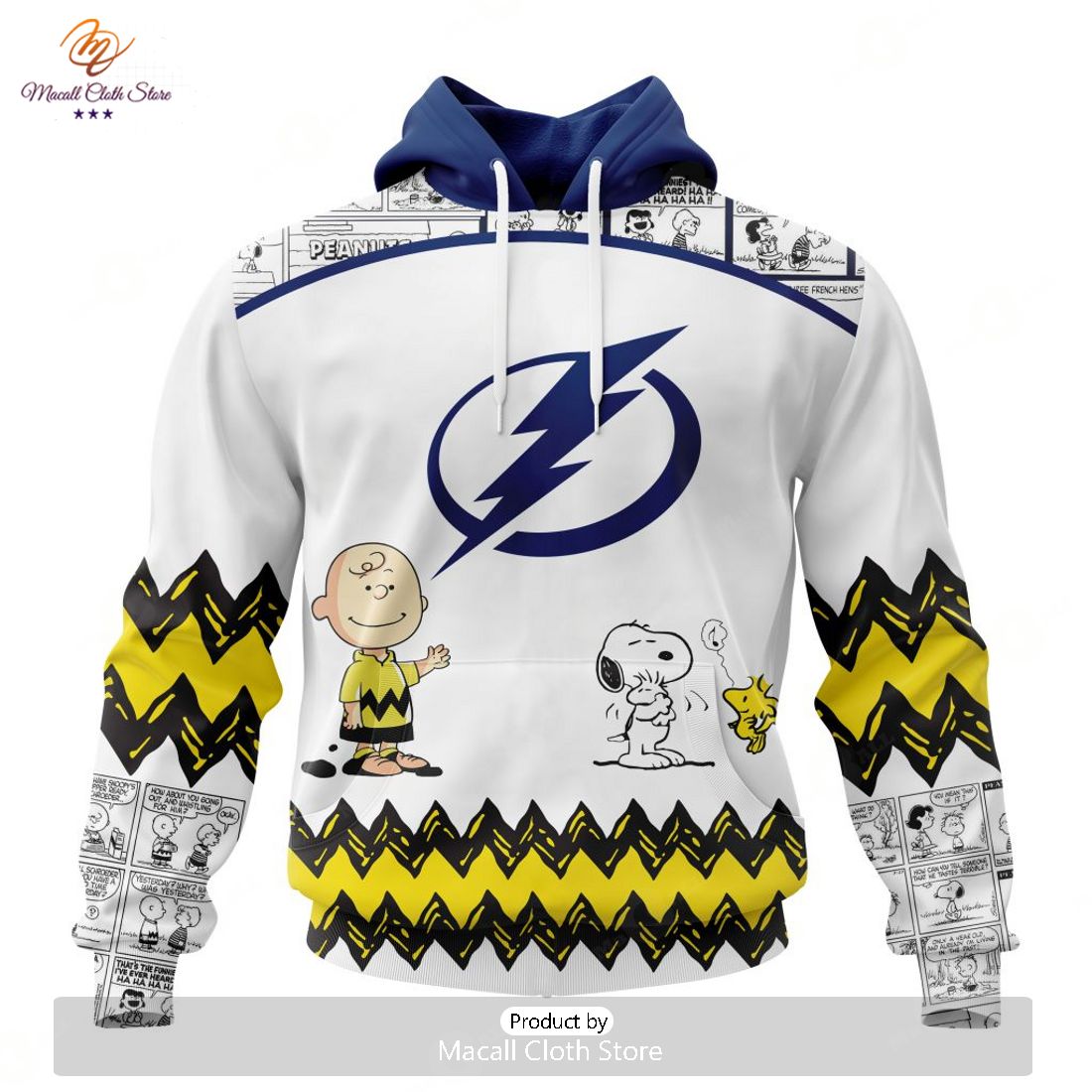 Personalized NHL Tampa Bay Lightning Special Peanuts New Design Hoodie Sweatshirt 3D