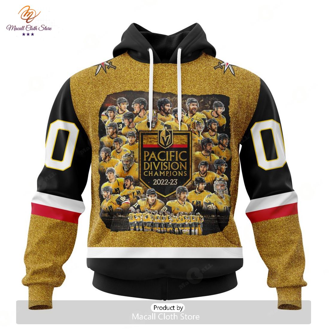 Personalized NHL Vegas Golden Knights Special Pacific Division Champions Kits Hoodie Sweatshirt 3D Personalized NHL Vegas Golden Knights Special Pacific Division Champions Kits Hoodie Sweatshirt 3D