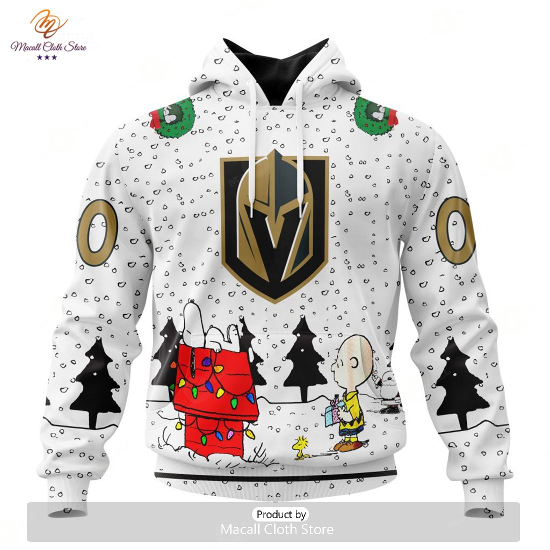 Personalized NHL Vegas Golden Knights Special Peanuts Design Hoodie Sweatshirt 3D Personalized NHL Vegas Golden Knights Special Peanuts Design Hoodie Sweatshirt 3D
