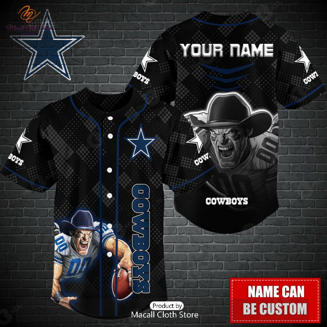 SALE] Dallas Cowboys Player Personalized Baseball Jersey - Luxury & Sports  Store