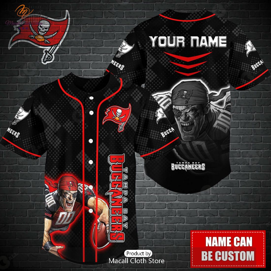 Tampa Bay Buccaneers Baseball Jersey Custom USA Flag Buccaneers Gift -  Personalized Gifts: Family, Sports, Occasions, Trending