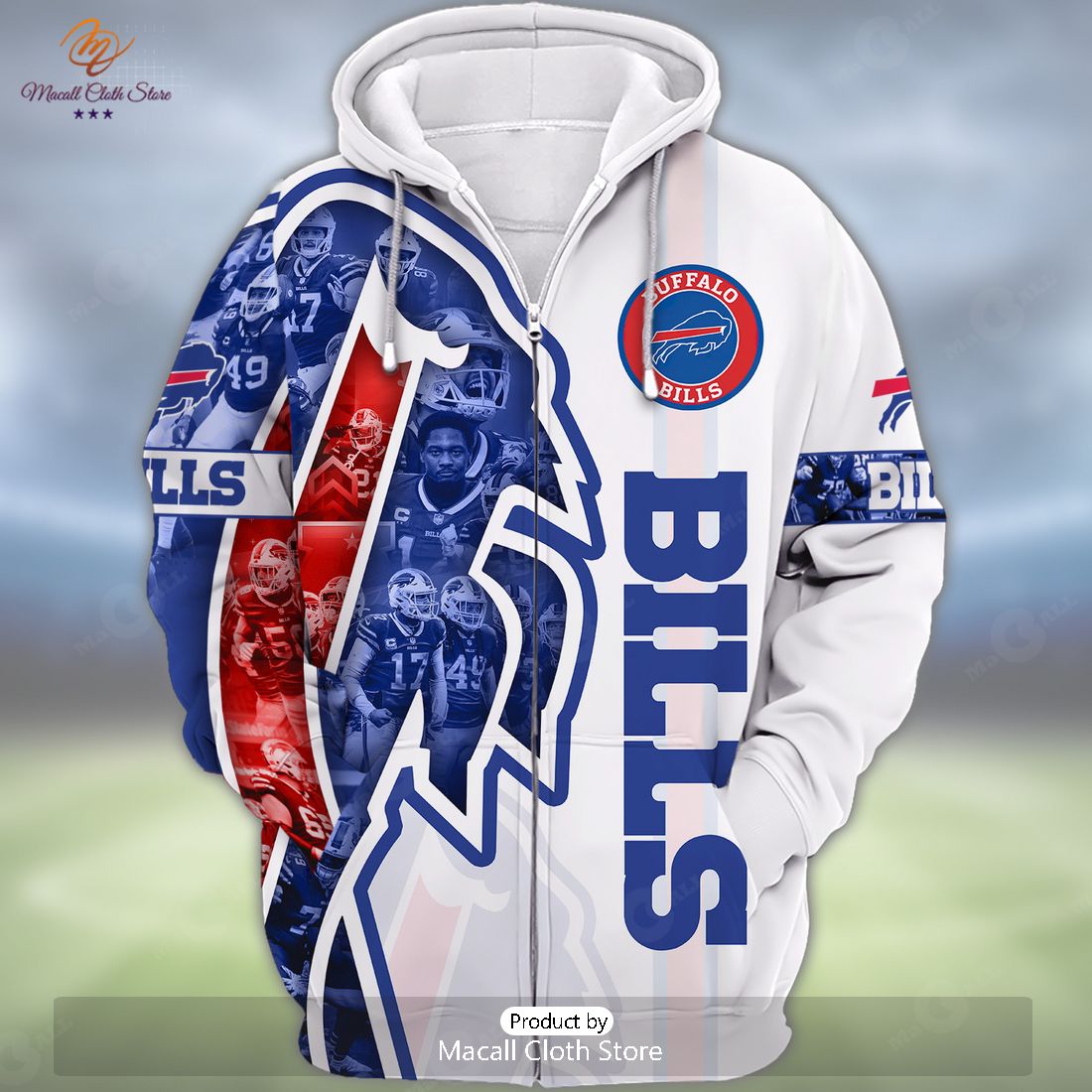 HOT Buffalo Bills 3D All Over Printed Hoodie Sweatshirt 3D