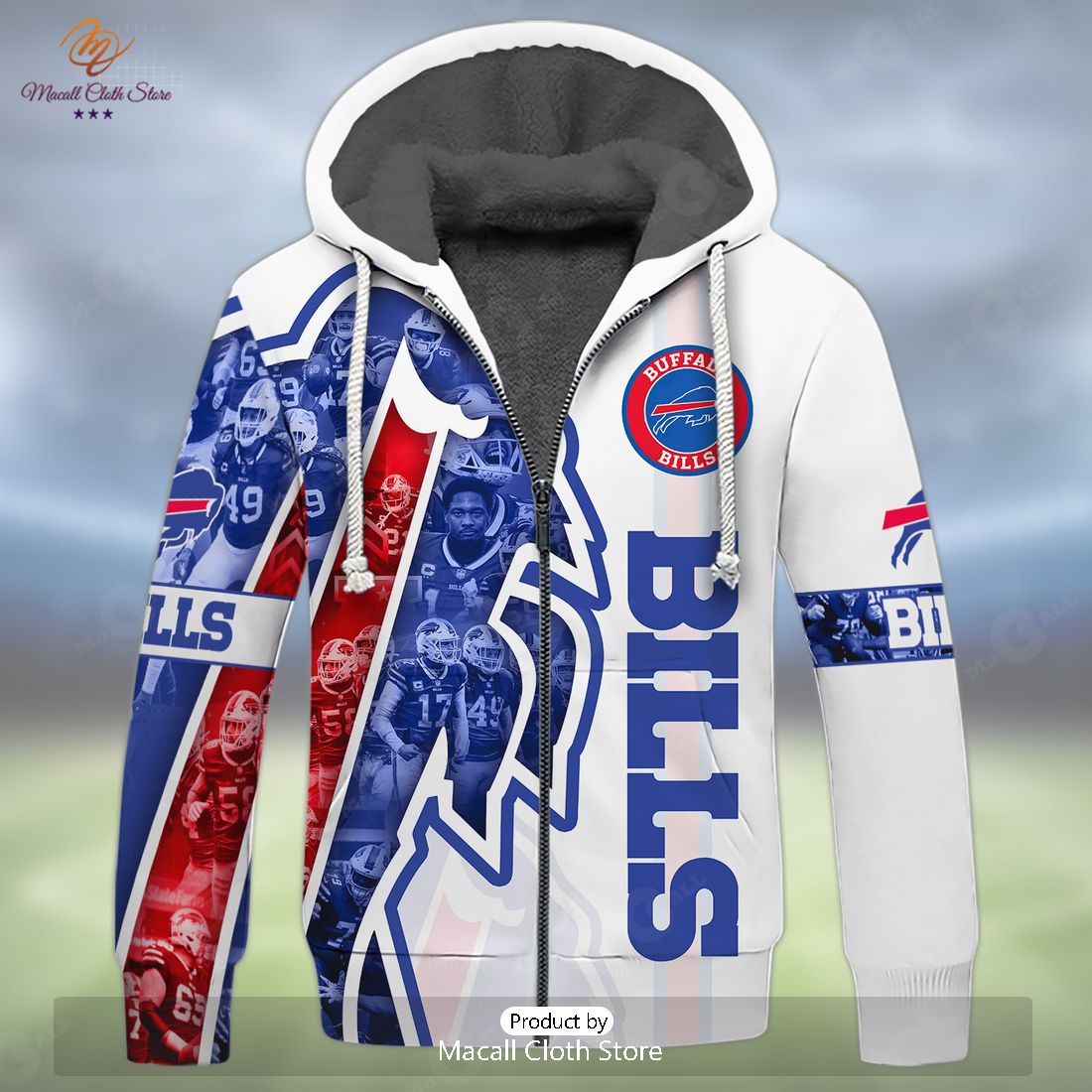 HOT Buffalo Bills 3D All Over Printed Hoodie Sweatshirt 3D