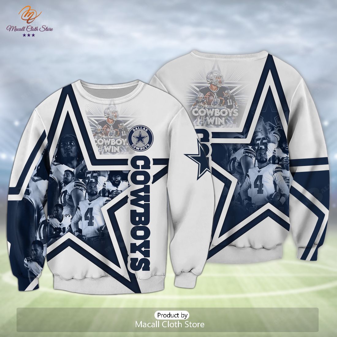 HOT Dallas Cowboys 3D All Over Printed Hoodie Sweatshirt 3D HOT Dallas Cowboys 3D All Over Printed Hoodie Sweatshirt 3D