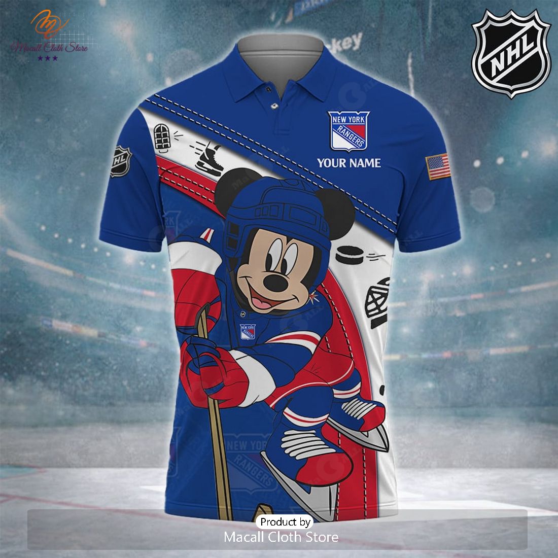 HOT New York Rangers NHL ft Mickey Limited Edition Hoodie Sweatshirt 3D