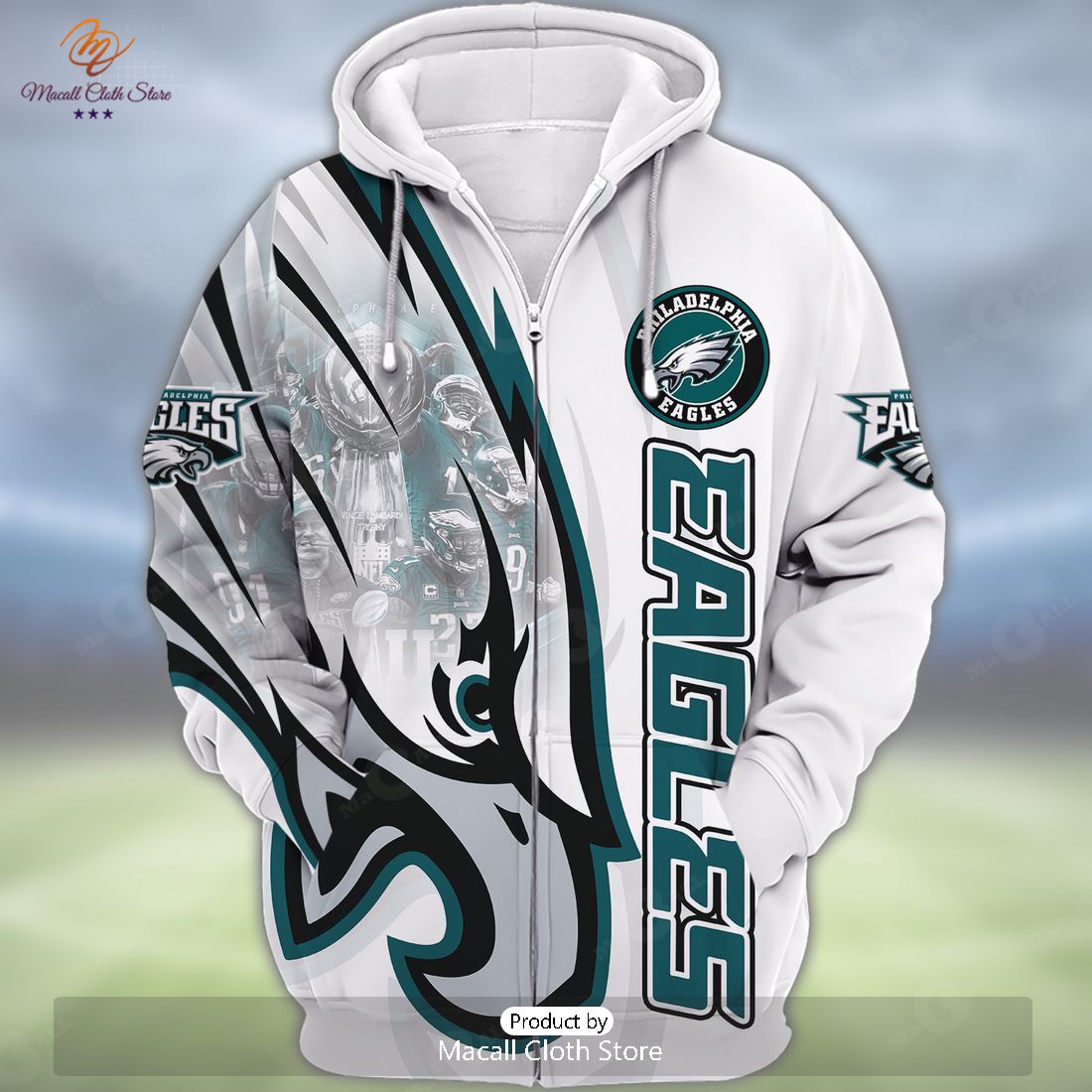 BEST NFL Philadelphia Eagles Salute To Service - Honor Veterans And Their  Families 3D Hoodie