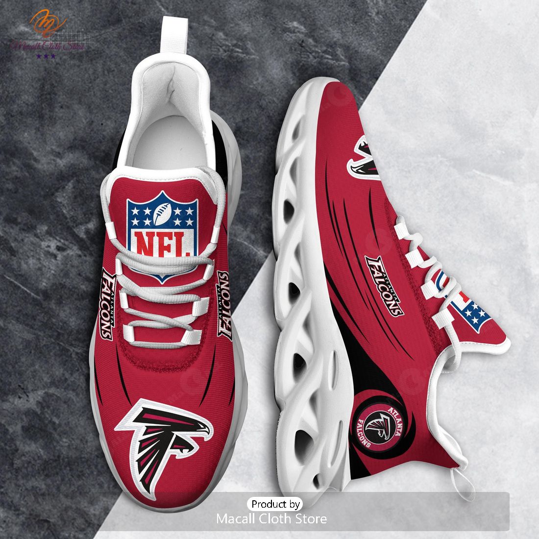 Atlanta Falcons NFL Team Logo Max Soul Sneaker Atlanta Falcons NFL Team Logo Max Soul Sneaker