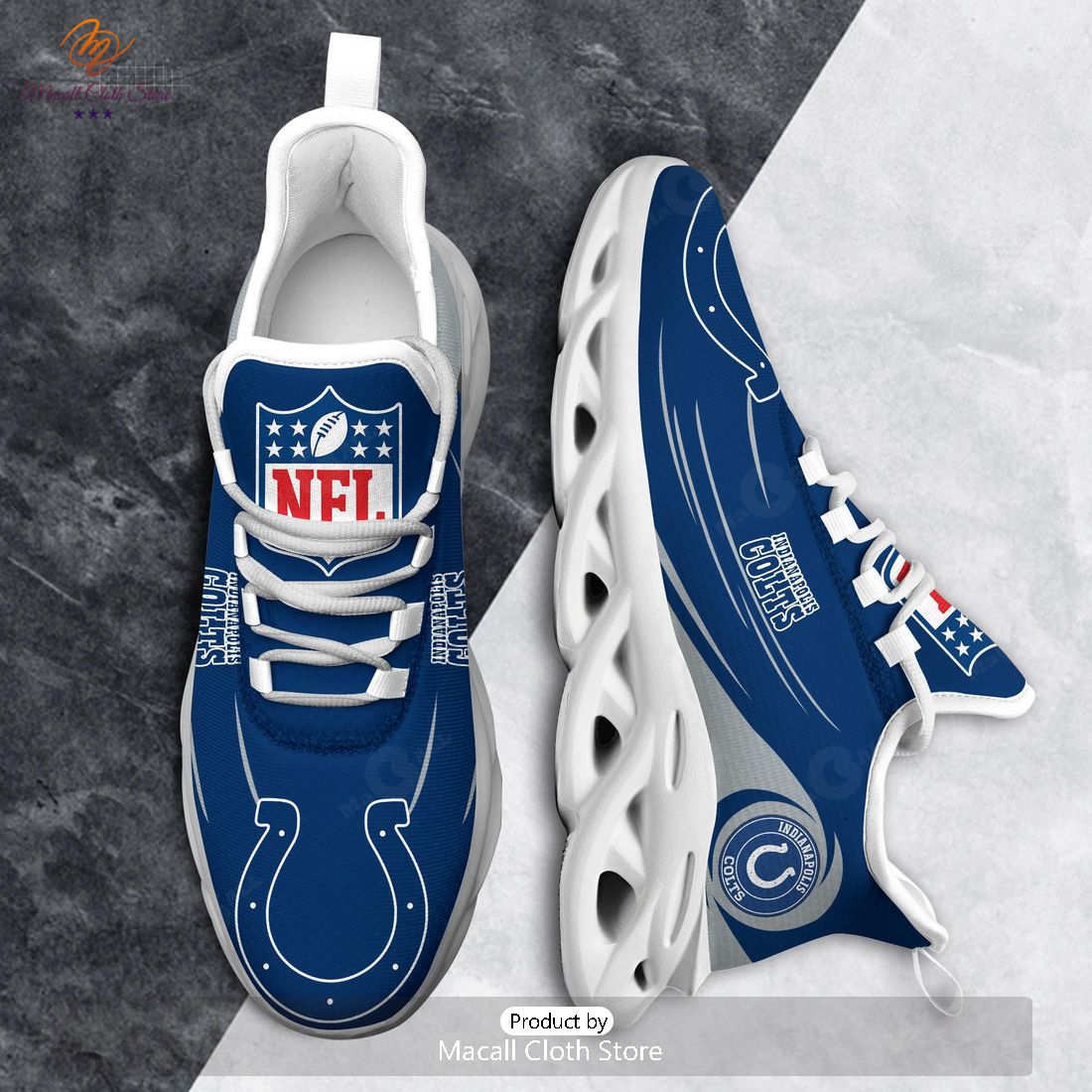 Indianapolis Colts NFL Team Logo Max Soul Sneaker Indianapolis Colts NFL Team Logo Max Soul Sneaker