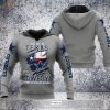 Luxury Dallas Cowboys Legends Gray Skull Hoodie Sweatshirt 3D