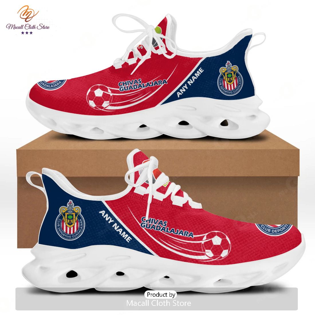 HOT Personalized LIGA MX Chivas Guadalajara Special Max Soul Sneaker Design