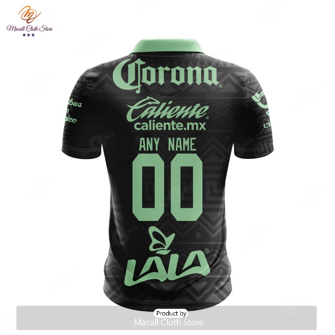 HOT Personalized LIGA MX Club Santos Laguna 2023-2024 Away Aztec Design Polo