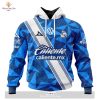 HOT Personalized LIGA MX Club Puebla 2023-2024 Home Aztec Design Hoodie Sweatshirt 3D