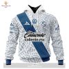 HOT Personalized LIGA MX Club Puebla 2023-2024 Home Mix Away Hoodie Sweatshirt 3D