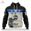 HOT Personalized LIGA MX Queretaro F.C 2023-2024 Away Aztec Design Hoodie Sweatshirt 3D
