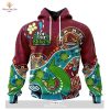 Personalize NRL Brisbane Broncos Special Camo Realtree Hunting Hoodie Sweatshirt 3D