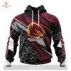 Personalize NRL Brisbane Broncos Special Mix Jersey Hoodie Sweatshirt 3D