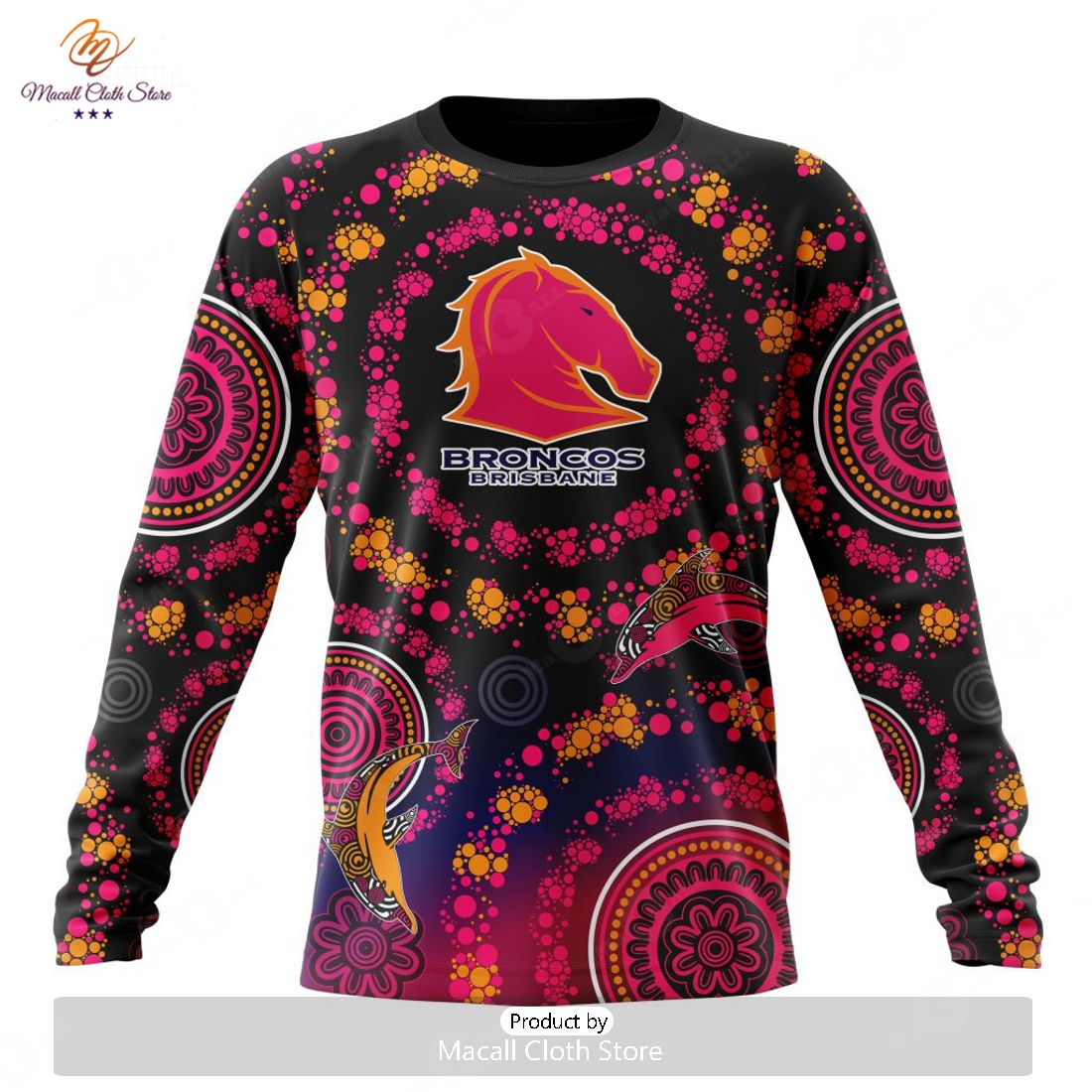 Personalize NRL Brisbane Broncos Special Pink Breast Cancer Design Hoodie Sweatshirt 3D Personalize NRL Brisbane Broncos Special Pink Breast Cancer Design Hoodie Sweatshirt 3D