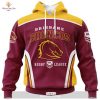 Personalize NRL Brisbane Broncos Special Skull Art Design Hoodie Sweatshirt 3D