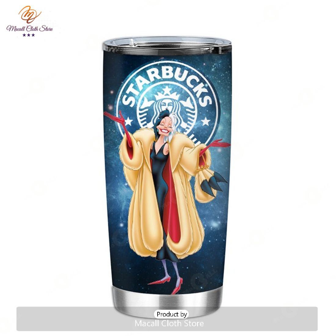 Disney Tumbler - New Stainless Steel Starbucks Coffee Galaxy - VALLAINS Disney Tumbler - New Stainless Steel Starbucks Coffee Galaxy - VALLAINS