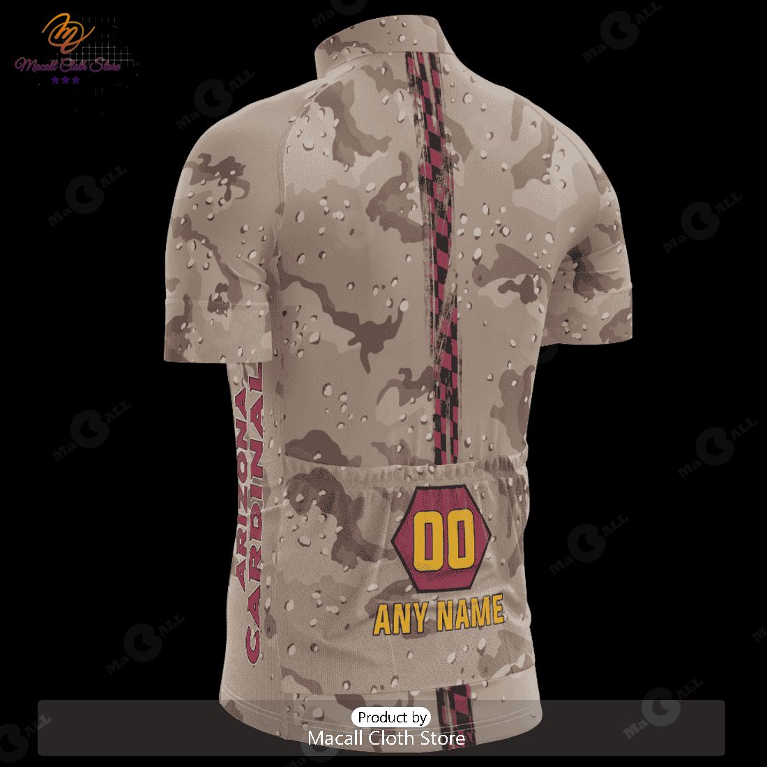 HOT Arizona Cardinals Desert Camo Cycling Jersey NFL 2023 Personalized