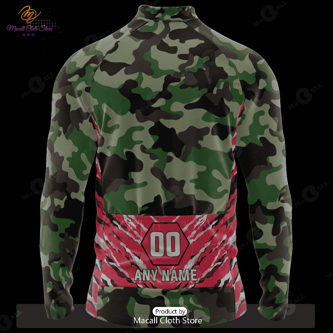 HOT NFL Atlanta Falcons Special Desert Camo Design Cycling Jersey Hoodie