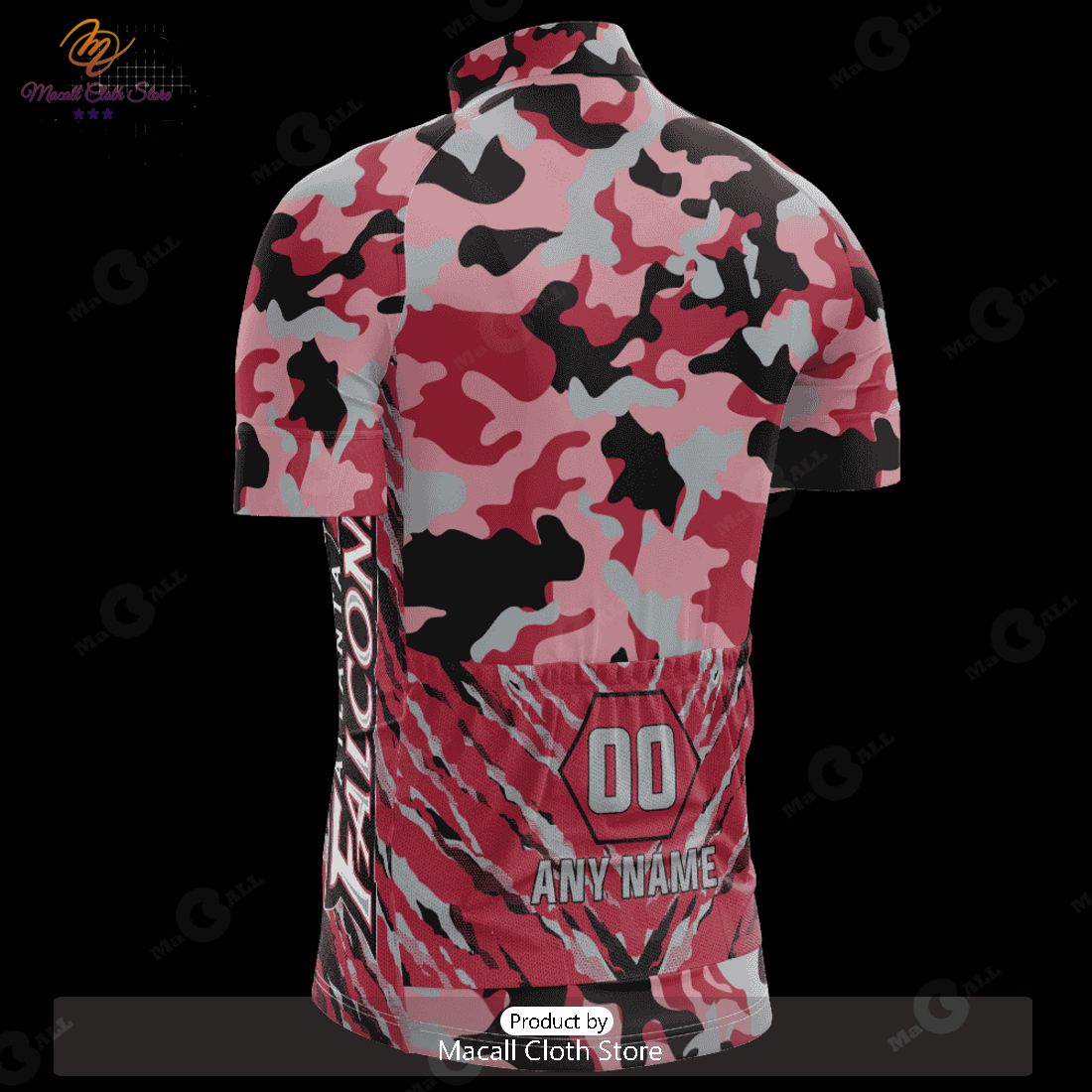 HOT Atlanta Falcons Colorful Camo Cycling Jersey NFL 2023 Personalized