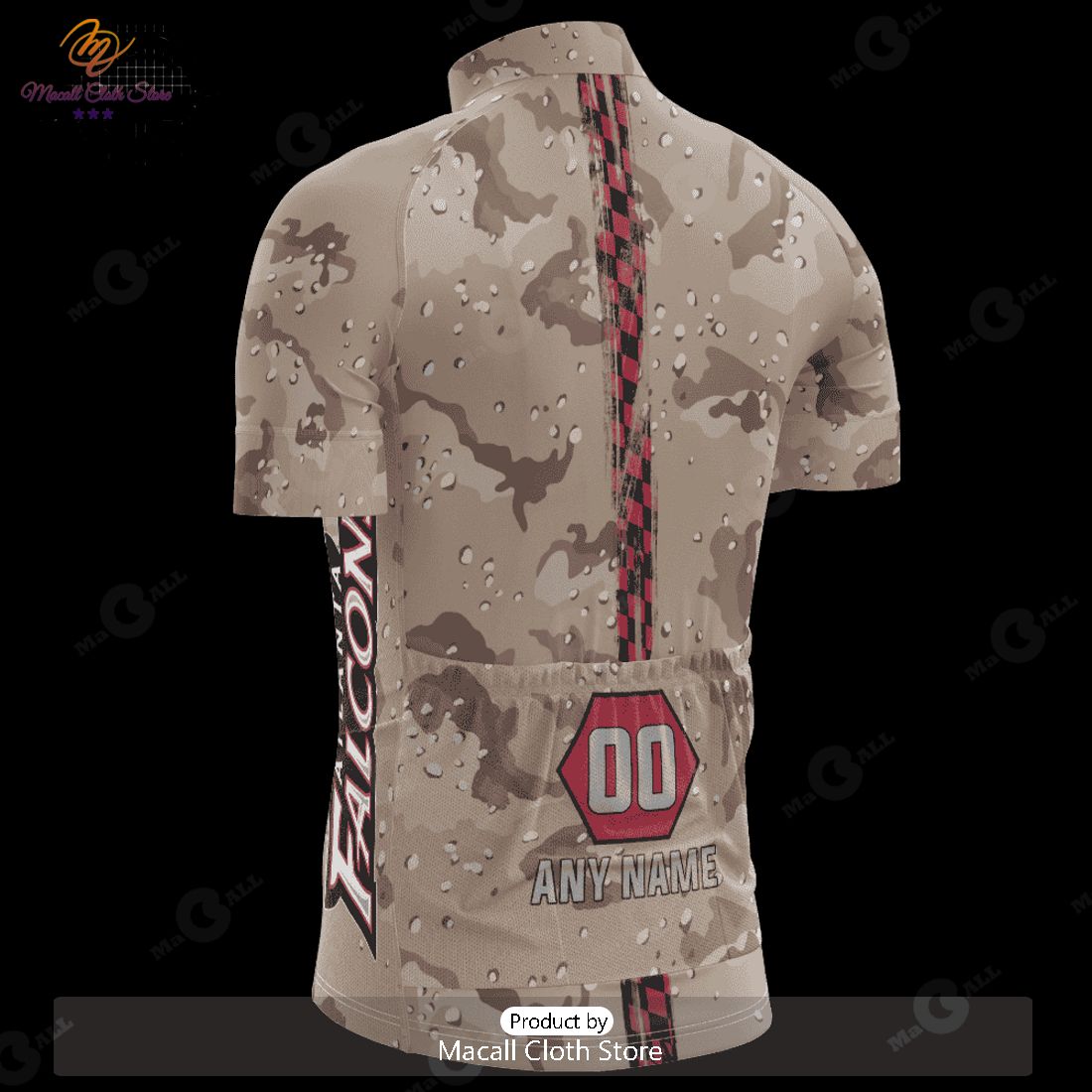 HOT Atlanta Falcons Desert Camo Cycling Jersey NFL 2023 Personalized