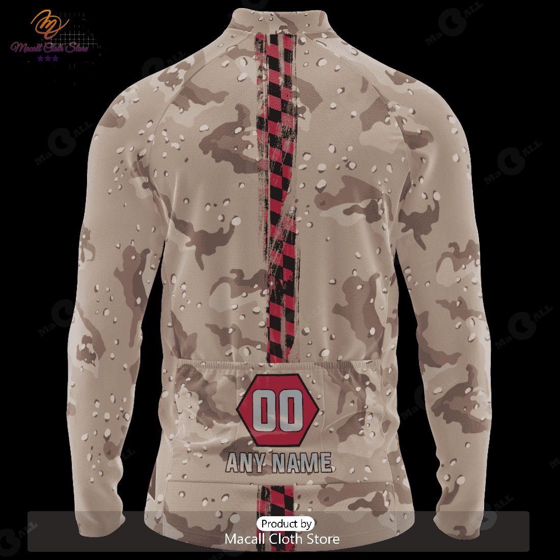 HOT NFL Atlanta Falcons Special Desert Camo Design Cycling Jersey Hoodie