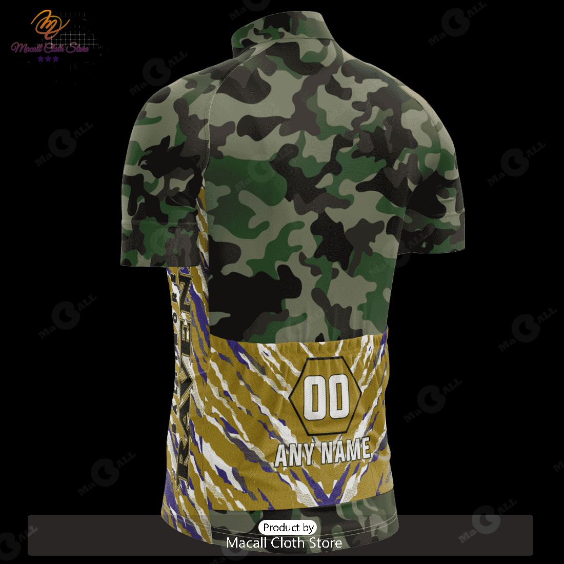 HOT Baltimore Ravens Camo Cycling Jersey NFL 2023 Personalized