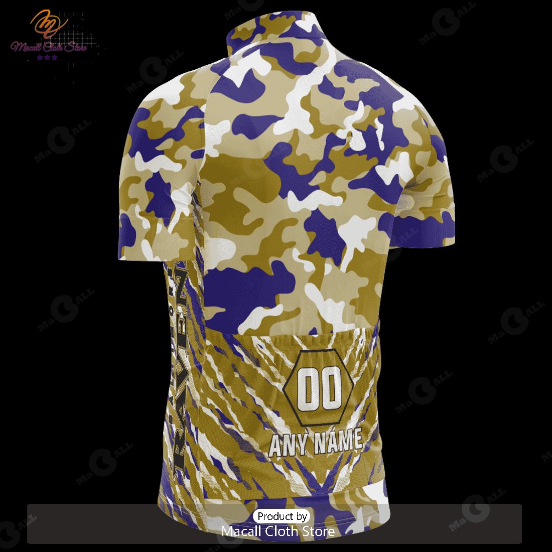 HOT Baltimore Ravens Colorful Camo Cycling Jersey NFL 2023 Personalized